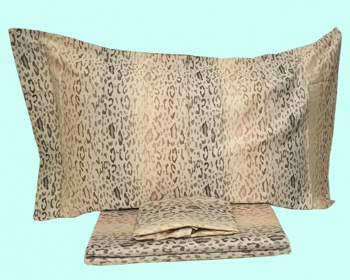 Parure Copri piumino Matrimoniale Raso Jacquard di puro cotone Frette