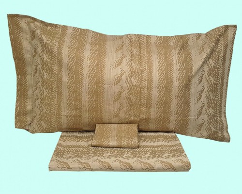 Parure Copri piumino Matrimoniale Raso Jacquard di puro cotone Frette
