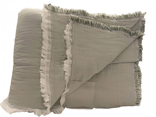 BIANCA COTTON SOFT - Copriletto matrimoniale puro cotone.