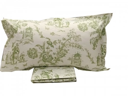 MY STYLE HOME - Parure lenzuola matrimoniale in Percalle di puro Cotone.