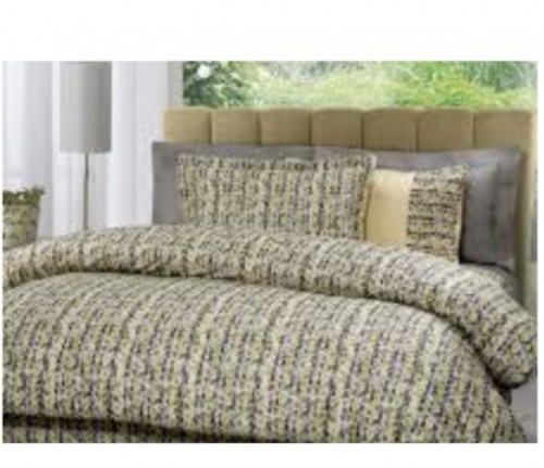 DEA LUXURY - PARURE COPRIPIUMINO IN FINISSIMO SATIN DI PURO COTONE PRALINE VAR. COL.14