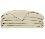 BIANCO PERLA - Quilt NANTES matrimoniale in Percalle di puro cotone stone washed