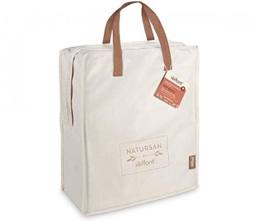 VELFONT - TOPPER MATRIMONIALE NATURSAN 100% COTONE BIOO