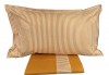Completo lenzuola francese in puro Cotone Pettinato Bianco Perla